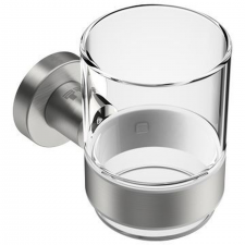 BB 4632 Glass Tumbler + Holder -BRSH