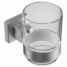 BB 8532 Glass Tumbler + Holder -BRSH