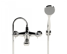 Star heavy pattern bath diverter mixer w