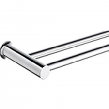 Pearl Double Rail 800mm Polished Stainless Steel