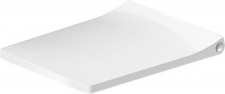 Duravit Seat and cover Viu, white w. soft closure, hinge sst