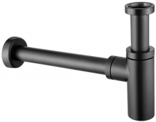 Duravit Design Siphon, Black Matt Finish