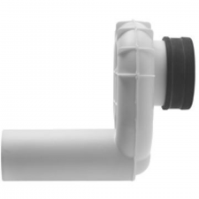 Duravit Siphon with syphonic action horizontal outlet, 1-4 litre flush