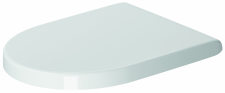 Duravit Seat and cover Starck 3 , white w/o soft closure, hinge sst