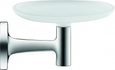 Starck T Soap dish, chrome incl. white f