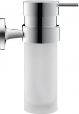 Duravit Soap dispenser Starck T, chrome incl. white frosted glass