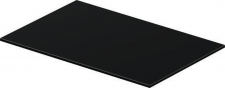 Duravit Glass inserts in metal consoles f. DuraSquare wb 235360, Black