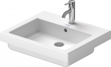Vanity basin 55 cm Vero white with of, with tp, 1 th
