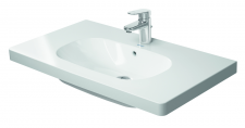 Duravit Furniture washbasin 85 cm D-Code white, with of, with tp, 1 th