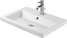 Vanity basin 60 cm 2nd floor white count