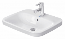 Duravit Vanity Basin 5600 m DuraStyle white countertop, w.OF, w.TP, 1 TH