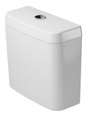 Duravit Cistern D-Code white, with mechan. 6/3 L, DF, bttm spl., 3/8