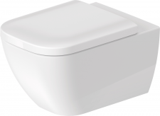 Duravit Toilet WM 540mm Happy D.2 white washdown, rimless with HygieneGlaze