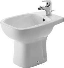 Duravit Bidet floor standing 54 cm D-Code white, with of, with tp, 1 th