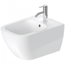 Bidet wall mounted 54cm Happy D.2 white, with OF, with TP, 1 TH