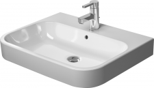 Furniture washbasin 650mm Happy D.2 white, with OF, with TP, 1 TH