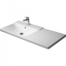 Furn. washbasin 1060mm P3 Comforts white, B-le., w.OF, w.TP, 1 HL