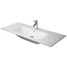 Furniture basin 1230mm ME by Starck white, with OF, with TP, 1 TH,
