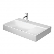 Duravit Furn.basin 800 mm DuraSquare, white w/o.of, w.tp, 1 th, bowl left