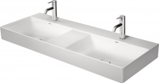 Furniture basin 1200 mm DuraSquare white, w/o OF, with TP, 1 TH