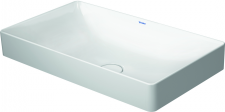 Washbowl 600 mm DuraSquare, white w/o OF, w/o Tap, ground