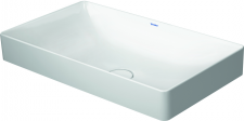 Duravit Washbowl 600 mm DuraSquare, white w/o OF, w/o Tap, ground