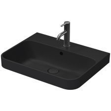 Duravit Above counter basin Happy D.2 Plus 60cm,anthracite matt,w.OF,w.TP,1 TH