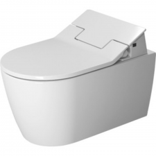 Duravit Toilet WM 570mm ME by Starck white washdown, Durafix, Rimless,