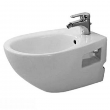 Duravit Bidet wall-mounted 57 cm Colomba white, with of, with tp, 1 th