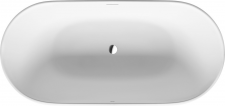 Bathtub Luv 1800x850mm white,freestanding,w.seamless panel