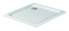 Duravit Shower tray D-Code 900x900mm, white, square, outlet diam. 90mm