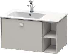 Duravit Brioso vanity unit, 442x820x479mm 1p.out c.1 S.e.l.Conrecte Grey Matt