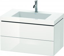 Duravit LC VanityUnit/Vero Air 500x800x480 2 drawers, White High Gloss