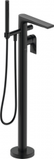 Duravit Tulum by Starck Freestanding Bath Mixer w handshower set - Black Matt Finish