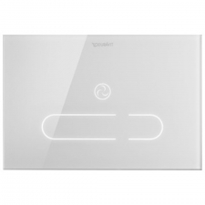 Duravit DuraSystem Actuator plate A2 for toilet, glass white