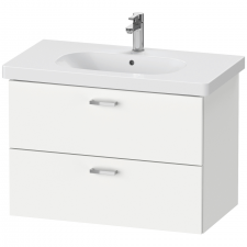 Duravit XBase Vanity Unit wall-mounted, 2 drawers 560x800x458mm, white matt