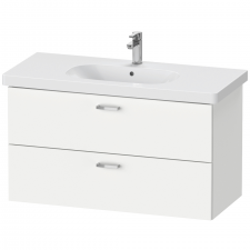 XBase Vanity Unit wall-mounted, 2 drawers 560x1000x458mm, white matt