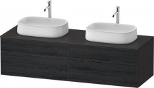 Duravit Zencha vu,wm,2 drawers,2 p.-o.comp. 442x1600x550mm,black/graph. superm.
