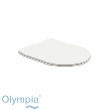 Olympia Vittoria Toilet Seat - Soft Close Gloss White
