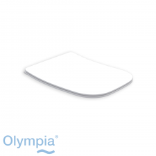 Olympia Synthesis Eco Toilet Seat - Soft Close Gloss White