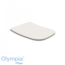 Olympia Synthesis Eco Toilet Seat - Soft Close Matt White