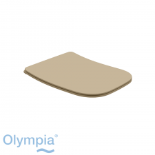 Olympia Synthesis Eco Toilet Seat - Soft Close Matt Sand