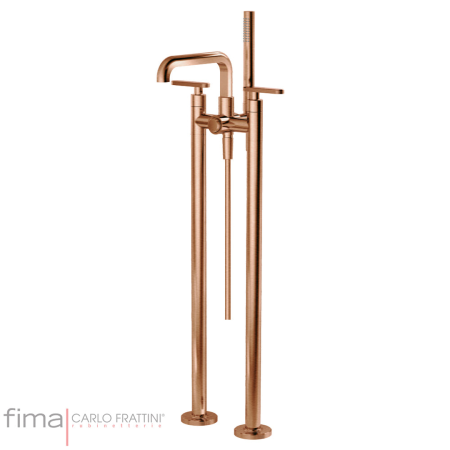 Fima Park Lane Bath Mixer Freestanding Incl Handshower Zs - Brushed Amber Bronze