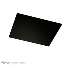 Fima Shower Rose Ceiling Square 500X500 Brushed Black Chrome