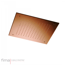 Fima Shower Rose Ceiling Square 500X500 Brushed Amber Bronze