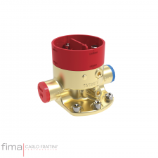 Fima Freestanding Box Rough Brass
