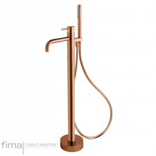 Fima Spillo Up Bath Mixer Freestanding Incl HS Brushed Amber Bronze
