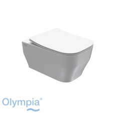Olympia Synthesis Eco Wall Hung Pan - Rimless - Olympiglaze Gloss White