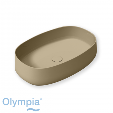 Olympia Wave Freestanding Basin 60X40X15 Matt Sand