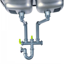 Franke Spazi F/2 Plumbing Kit - 50/90mm Outlet Grey